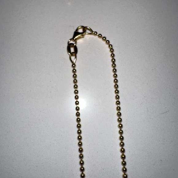 14k ball chain 16” necklace - Picture 5 of 6